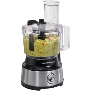 lot 12240 image: Hamilton Beach - 10-Cup Food Processor - SilverBlack