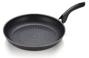 lot 12244 image: Happycall Titanium Nonstick Frying Pan, Grey, 13 Inch