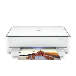 lot 12248 image: HP - ENVY 6055 Wireless All-In-One Instant Ink-Ready Inkjet Printer - White