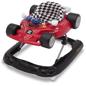 lot 12263 image: Delta Children Deluxe Lil Drive Infant Baby Activity Center Walker, Top Speed