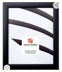 lot 12336 image: Craig Frames Contemporary Picture Frame, 18 x 24 Inch, Black