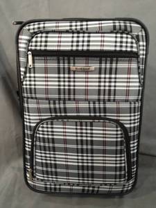 lot 12350 image: Rockland Plaid Suitcase Unknown Size