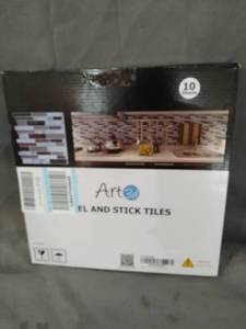 lot 12355 image: Peel And Stick Tiles 10 Sheets