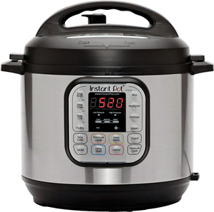 lot 12361 image: Instant Pot - Duo 6 Quart 7-in-1 Multi-Use Pressure Cooker - brushed stainless steel