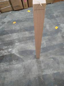 lot 12368 image: Notched Newel 3x48 Red Oak.