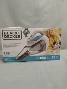 lot 12383 image: BLACK DECKER CORDLESS LITHIUM ION HAND VACCUM