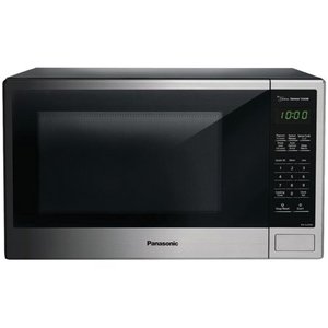 lot 13977 image: Panasonic NN-SU696S 1.3 Cu. Ft. 1100W Countertop Microwave Oven Genius Sensor, Stainless Steel
