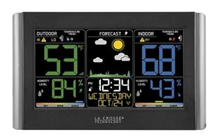 lot 12272 image: La Crosse Technology C85845-1 Color Wireless Forecast Station