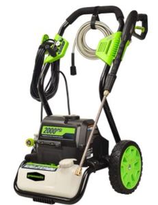 lot 12424 image: GREENWORKS PREMIUM ELECTRONIC PRESSURE WASHER