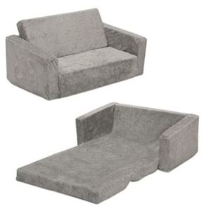 lot 12443 image: Toddler Serta Perfect Sleeper 2 In 1 Extra Wide Convertible Sofa