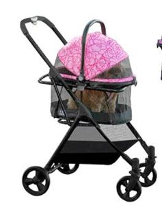lot 12451 image: Pet Gear View 360 Stroller Booster And Carrier Travel System