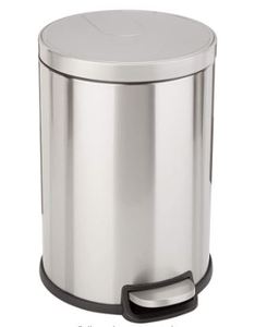 lot 13953 image: Amazonbasics Round Soft-close Trash Can - 20l