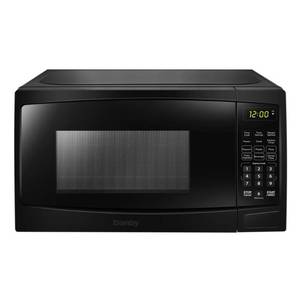 lot 89217 image: Danby 700W 0.7 Cubic Feet Convenient User-Friendly Countertop Microwave, Black