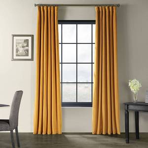 lot 89218 image: Exclusive Fabrics & Furnishings Signature Blackout Velvet 50 x 108 Curtain Panel
