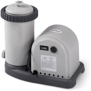 lot 89325 image: Intex 1500 GPH Krystal Clear Cartridge Filter Pump for Above Ground Pool