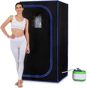 lot 89316 image: Portable steam home sauna slisau35bk Retail $269.99