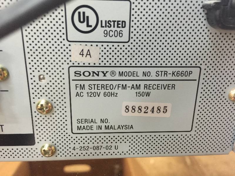 Sony STR-K660P 5.1 Home Theater Receiver | SOUTH KC