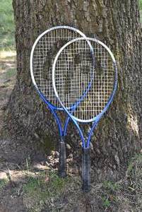 lot 6015 image: Lot of 2 Tennis Rackets  titanium