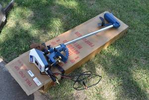 lot 6027 image: Vintage Electric Outboard Propulser  ESKA High Thrust 24  Part Number - 18065-A  In Box