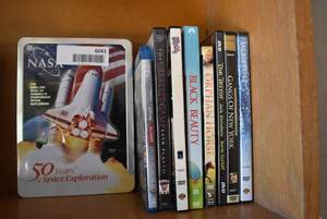lot 6043 image: Lot of DVD Movies and Documentaries  Black Beauty, Planes, Nasa 50 Years of Space Exploration, Etc.