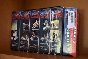 lot 6041 image: Lot of Space Documentary VHS Tapes  The Greatest Show in Space, Apollo 2 Pack