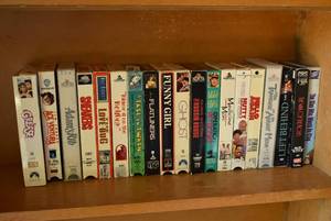 lot 6051 image: Lot of VHS Tapes  Grease, Ghost, The Love Bug, Etc.