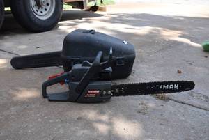 lot 6076 image: Craftsman Turbo Chainsaw in Case