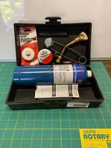 lot 6100 image: Lot of Soldering Supplies in Case