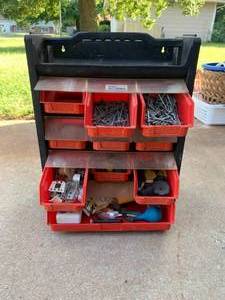 lot 6101 image: Part Organizer  Full of Parts