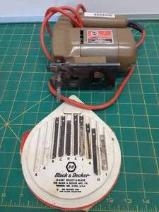 lot 6117 image: Black and Decker 2 Speed Jig Saw and Blades