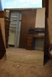 lot 7028 image: Rectangular Mirror  42 x 30.5