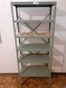 lot 3602 image: Metal Shelving Unit