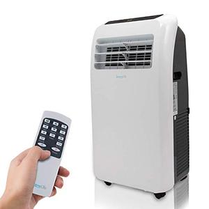 lot 11536 image: SereneLife SLPAC Compact Home AC Cooling Unit, 10,000 BTU  HEAT, White