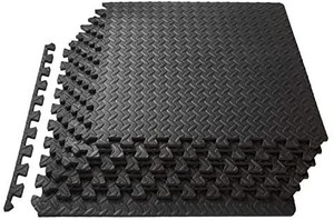 lot 11546 image: ProsourceFit Puzzle Exercise Mat ���, EVA Foam Interlocking Tiles Protective Flooring for Gym Equipment and Cushion for Workouts