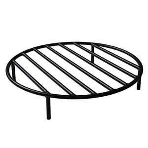 lot 11560 image: onlyfire Round Fire Pit Grate with 4 Legs for Outdoor Campfire Grill Cooking, 30 Inch