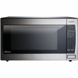 lot 11564 image: Panasonic NN-SN966SR 2.2cuft Luxury Microwave with Inverter Technology