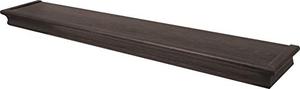 lot 11597 image: HIGH & MIGHTY 515618 Decorative 36 Floating Shelf Holds up to 25lbs, Easy Tool-Free Dry Wall Installation, Beveled, Retail Packaging, Espresso