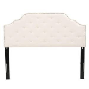 lot 11623 image: Ivory- Silas Contemporary Fabric FullQueen Headboard by Christopher Knight Home- Retail$205.49