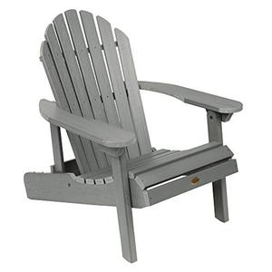 lot 11629 image: Highwood AD-CHL1-CGE Hamilton Made in the USA Adirondack Chair, Adult Size, Coastal Teak