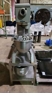 lot 4262 image: Univex Free Standing Industrial Mixer - includes 2 Attachments