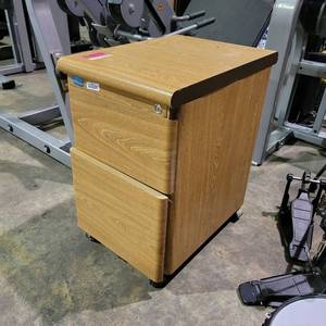 lot 35262 image: Wooden Filing Cabinet