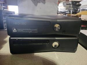 lot 35336 image: Lot of 2 XBOX 360- Untested - No Chords - One is Parts Only