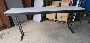 lot 35355 image: Gray Foldable Table