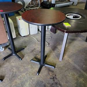 lot 35360 image: Wooden Bar Height Table