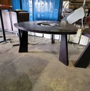 lot 35269 image: Lazy Susan Wooden Table