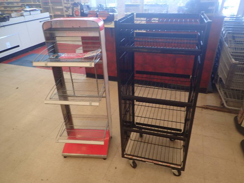 lot 4251 image: (2) Merchandise Display Racks
