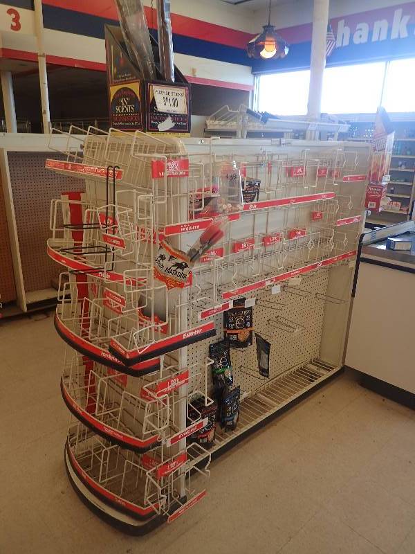 lot 4258 image: Checkout Merchandise Display Shelf