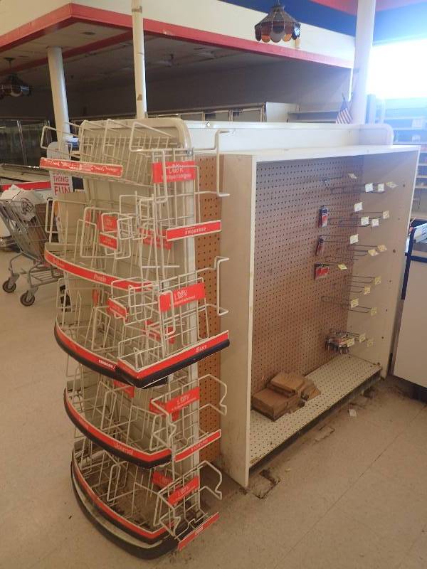 lot 4259 image: Checkout Merchandise Display Shelf