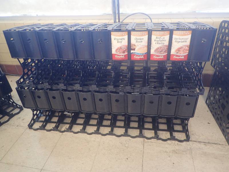 lot 4265 image: (2) Soup Can Merchandise Organizers