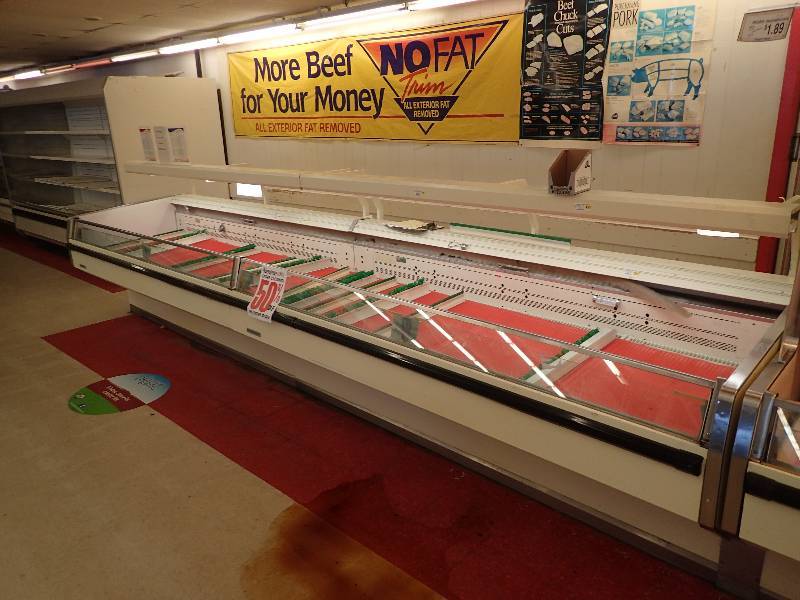 lot 4290 image: Hussmann Supermarket Refrigerated Merchandiser Air Curtain Open Display Unit